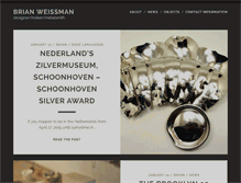 Tablet Screenshot of brianweissman.com